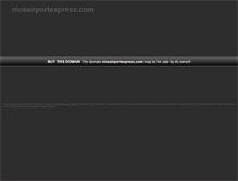 Tablet Screenshot of niceairportexpress.com